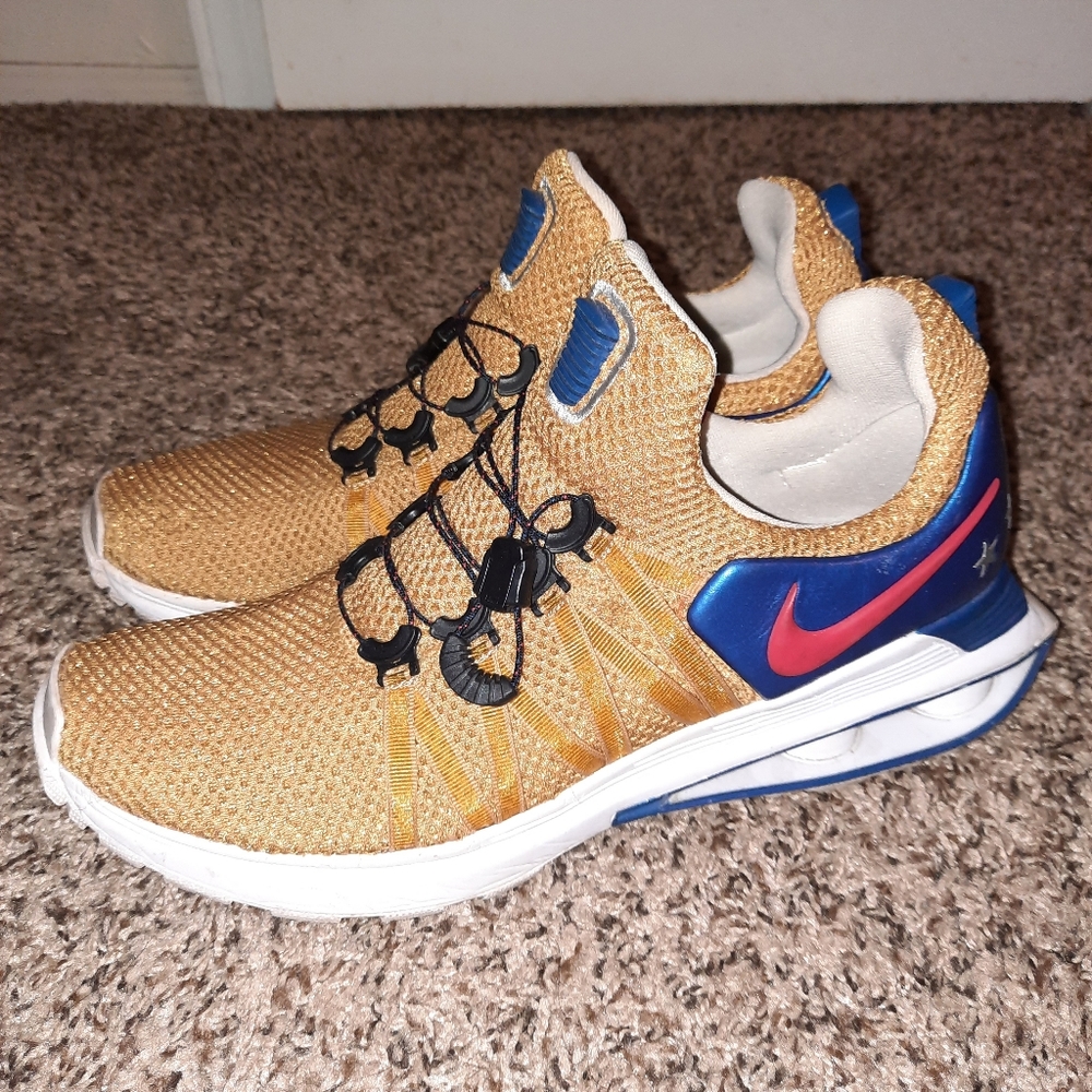 Nike shox Olympic gold